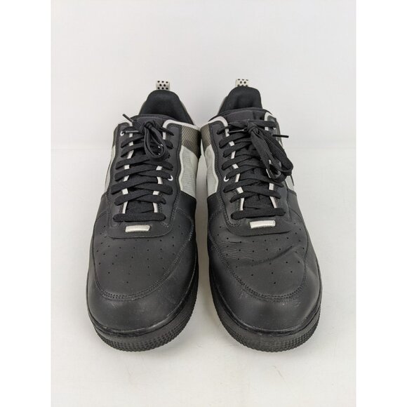 Nike Air Force 1 Low React 'Black White' Running Shoes DM0573-002 Men’s Size 18 - Picture 2 of 7